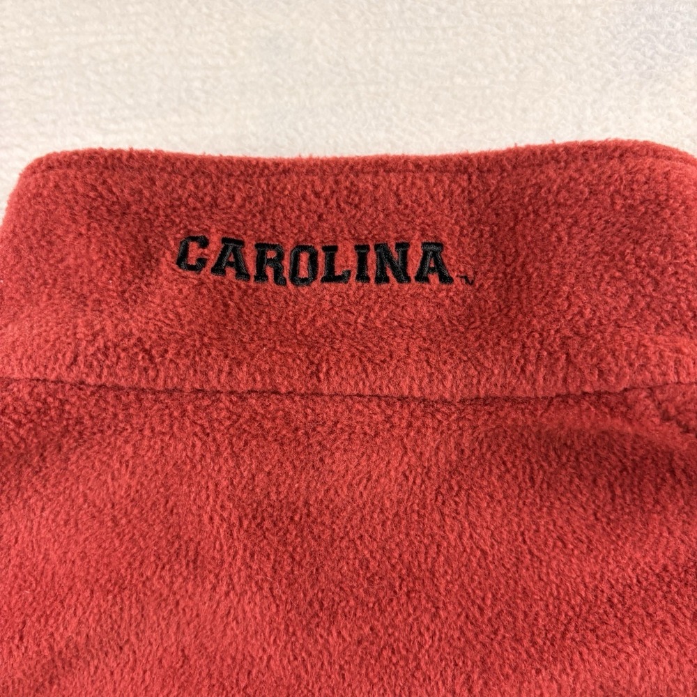South Carolina Gamecocks Columbia Fleece Vest Mens L Red NCAA Football - Picture 12 of 14